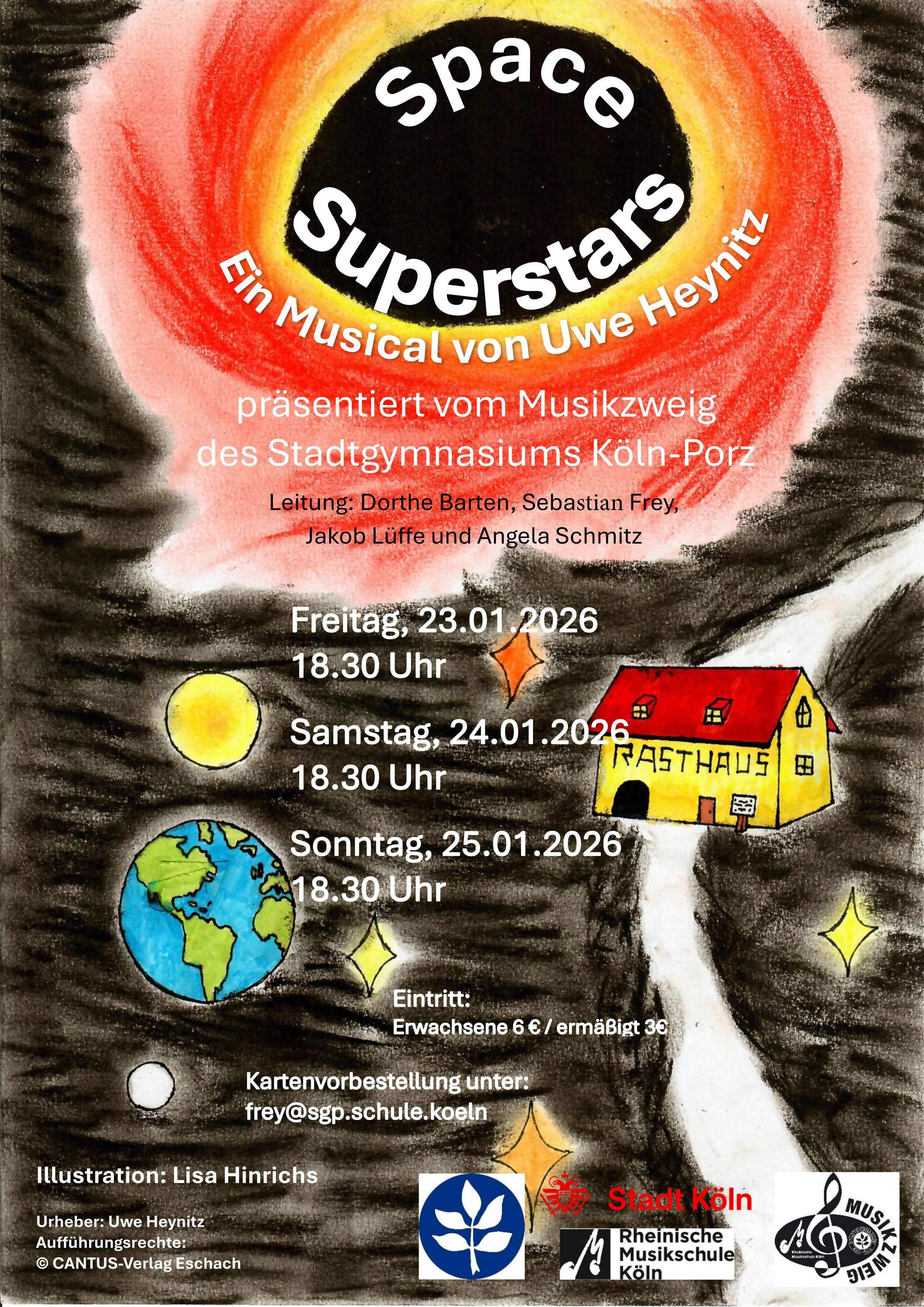 Einladung zum Space Superstars Musical